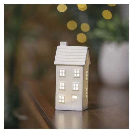 LED joulukoriste LED/CR2032 talo