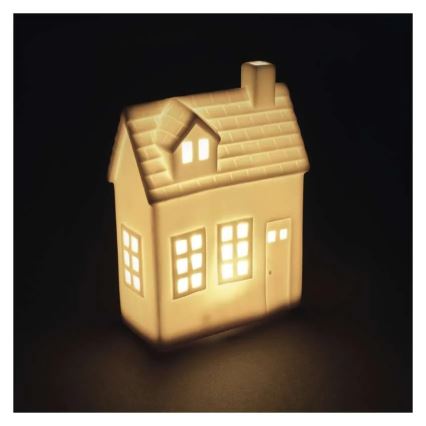 LED-joulukoriste LED/CR2032 – talo