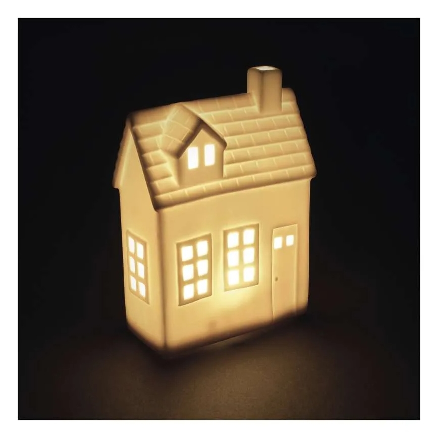 LED-joulukoriste LED/CR2032 – talo