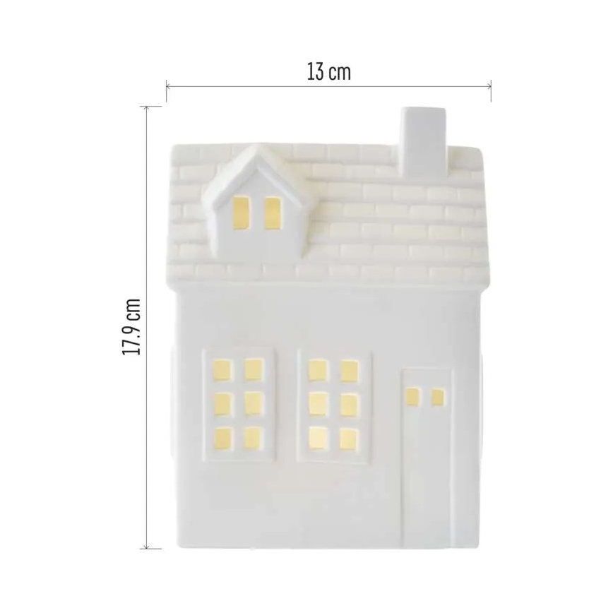 LED-joulukoriste LED/CR2032 – talo