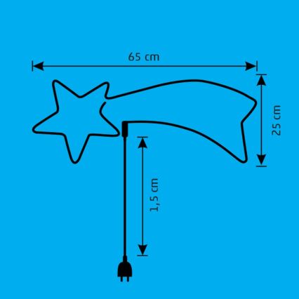 LED Joulukoriste ulkokäyttöön LED/10W/230V IP44