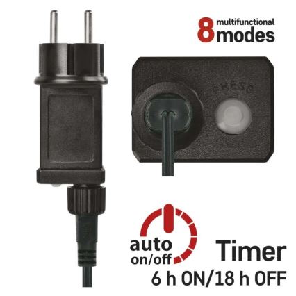 LED-jouluköynnös 480 LED/8 toimintoa 53 m IP44 lämmin valkoinen