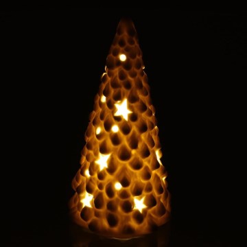 LED jouluposliinikoriste LED/3xLR44 kuusi