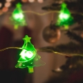 LED Jouluvaloketju 10xLED/2xAA 1,2m lämmin valkoinen