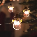 LED Jouluvaloketju 10xLED/2xAA 1,2m lämmn valkoinen