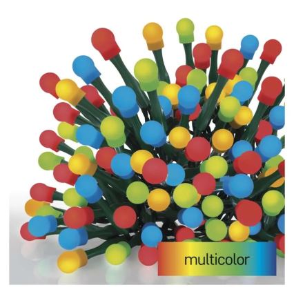 LED-jouluvaloketju 300 LED / 8 toimintoa, 35 m, IP44, lämmin valkoinen