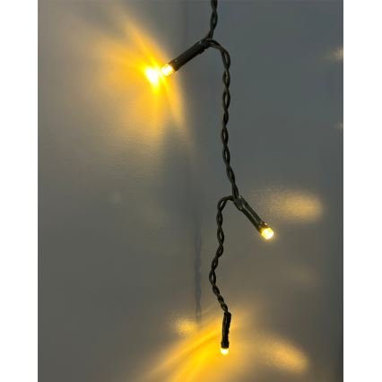 LED-jouluvaloketju ulkokäyttöön 200xLED/230V 7,6 m IP44 musta