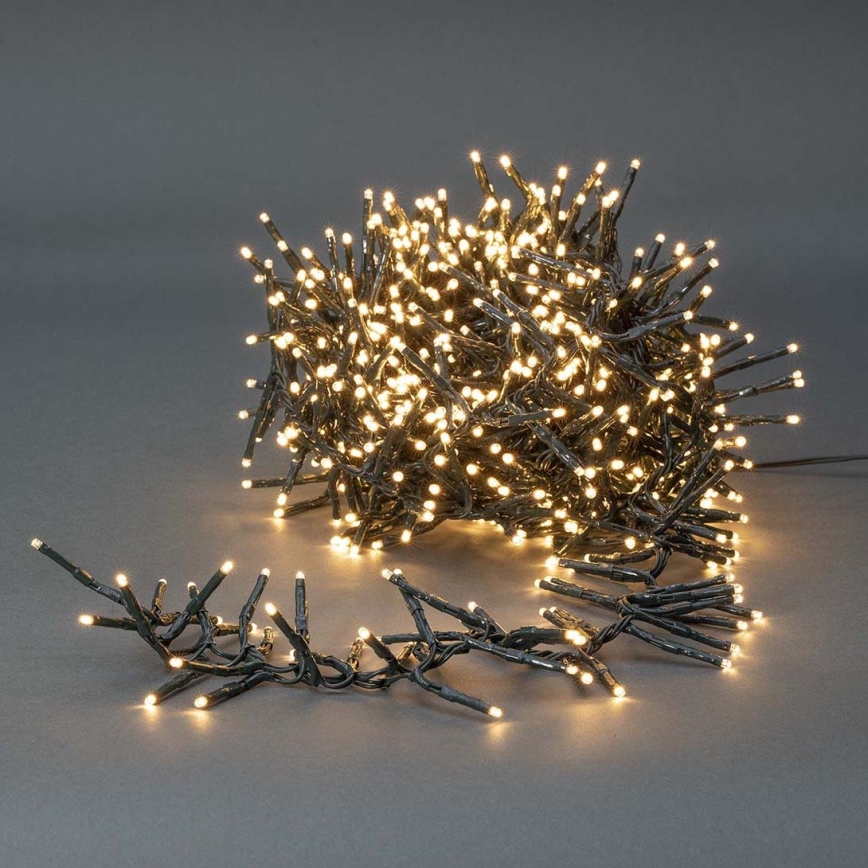 LED Jouluvaloketju ulkokäyttöön 768xLED/7 toimintoa 8,6m IP44 lämmin valkoinen