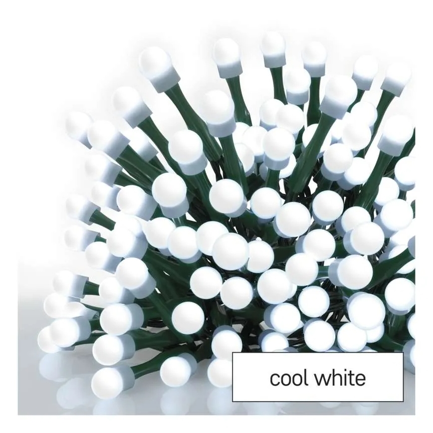 LED-jouluvalosarja 300xLED/8 toimintoa 35m kylmänvalkoinen