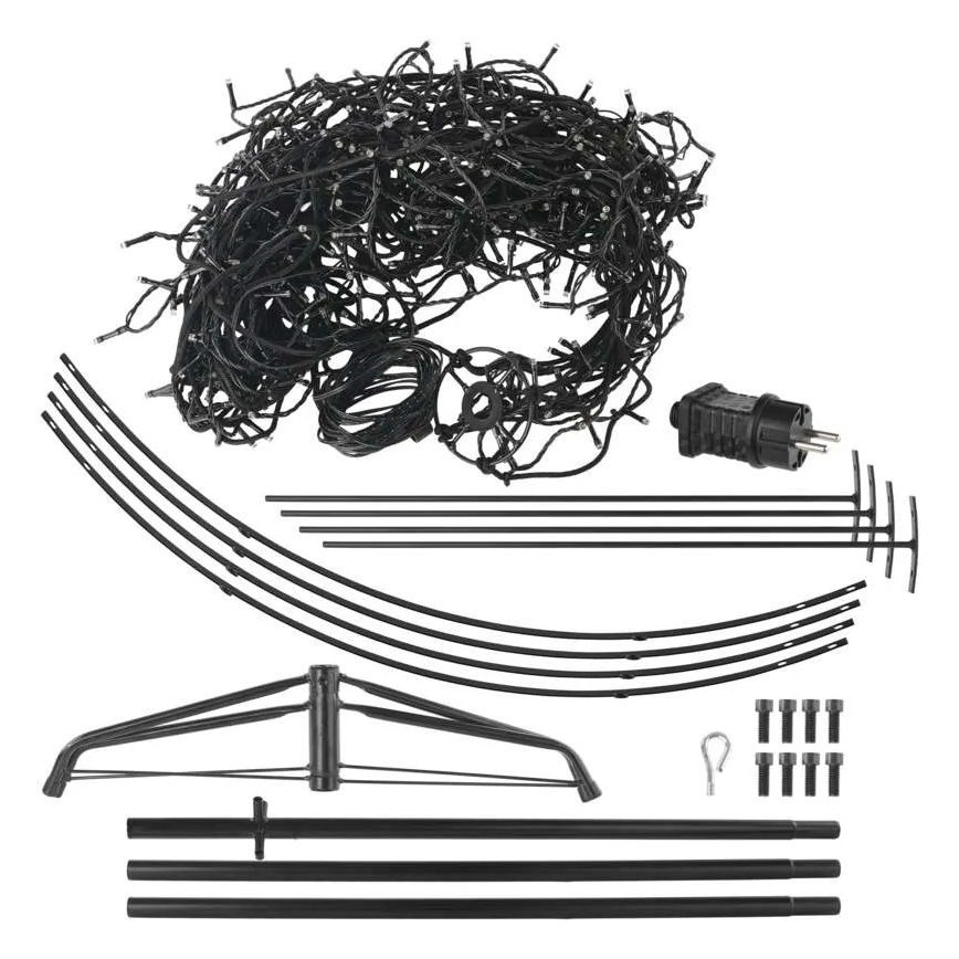 LED-jouluvalosarja, 480 LEDiä, 230 V, IP44, 180 cm