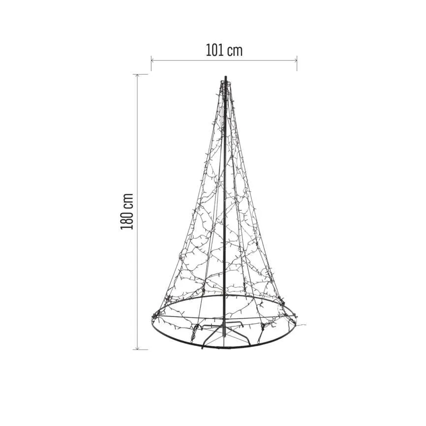 LED-jouluvalosarja, 480 LEDiä, 230 V, IP44, 180 cm