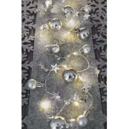LED jouluvalot 20xLED/2xAA 2,2 m lämmin valkoinen