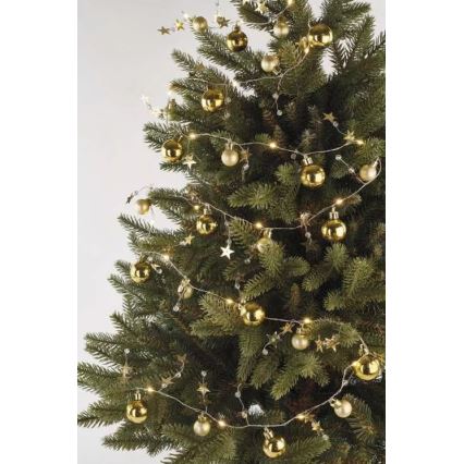 LED jouluvalot 20xLED/2xAA 2,2 m lämmin valkoinen