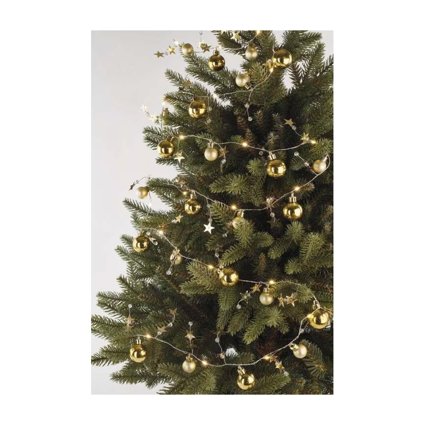 LED jouluvalot 20xLED/2xAA 2,2 m lämmin valkoinen