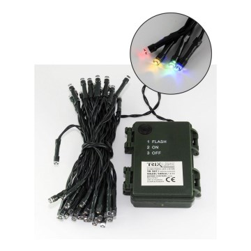 LED jouluvalot ulos 10,8m 100xLED/2 toimintoa 10,8m IP44 monivärinen