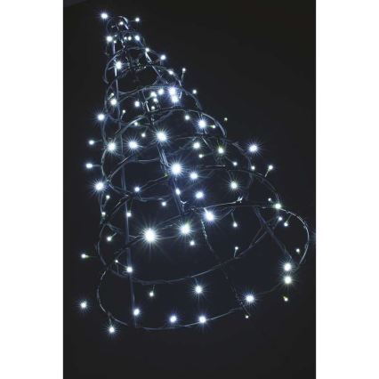 LED jouluvalot ulos CHAIN 40xLED 9m IP44 kylmä valkoinen