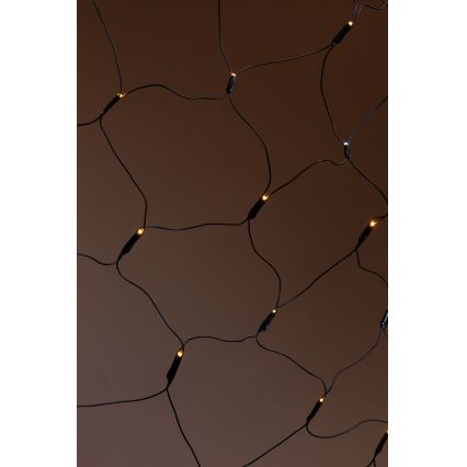LED Jouluverho ulos NET 240xLED/7,2W/230V 1,5x2 m IP44 lämpimänvalkoinen