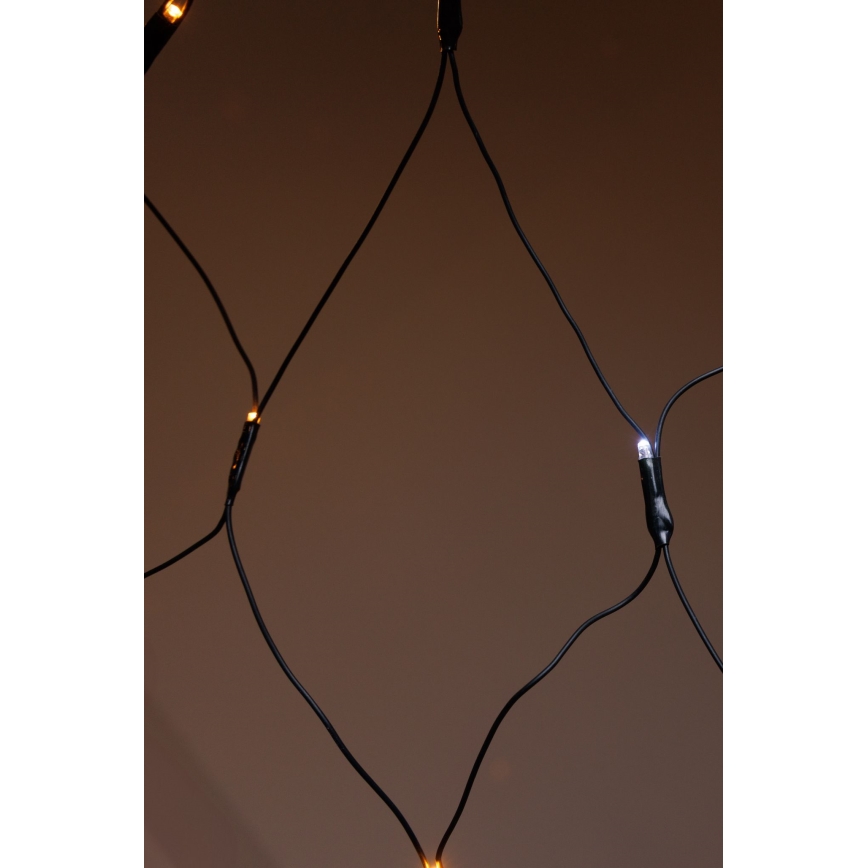 LED Jouluverho ulos NET 240xLED/7,2W/230V 1,5x2 m IP44 lämpimänvalkoinen