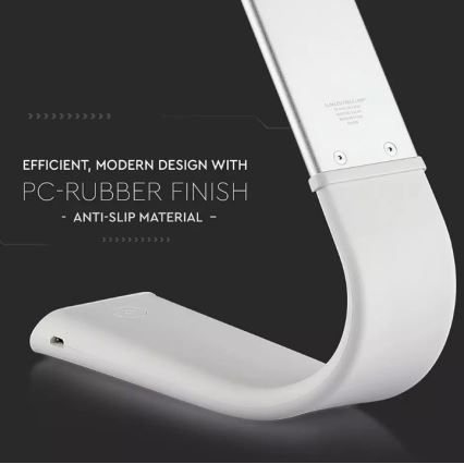 LED Joustava himmennettävä pöytävalaisin LED/6,5W/5V 2000 mAh 3000K/4500K/6000K