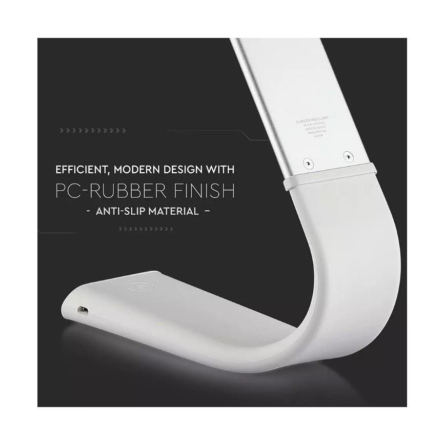 LED Joustava himmennettävä pöytävalaisin LED/6,5W/5V 2000 mAh 3000K/4500K/6000K