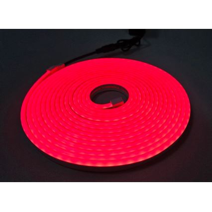 LED Joustava nauha NEON LED/10W/230V 5 m IP65 punainen
