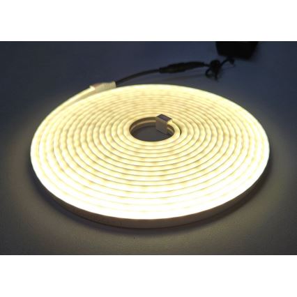 LED Joustava nauha NEON LED/10W/230V 5 m IP65 valkoinen