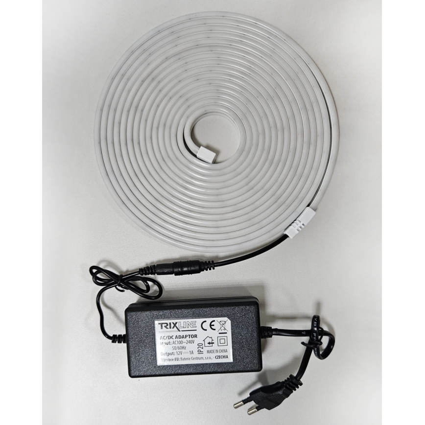 LED Joustava nauha NEON LED/10W/230V 5 m IP65 valkoinen