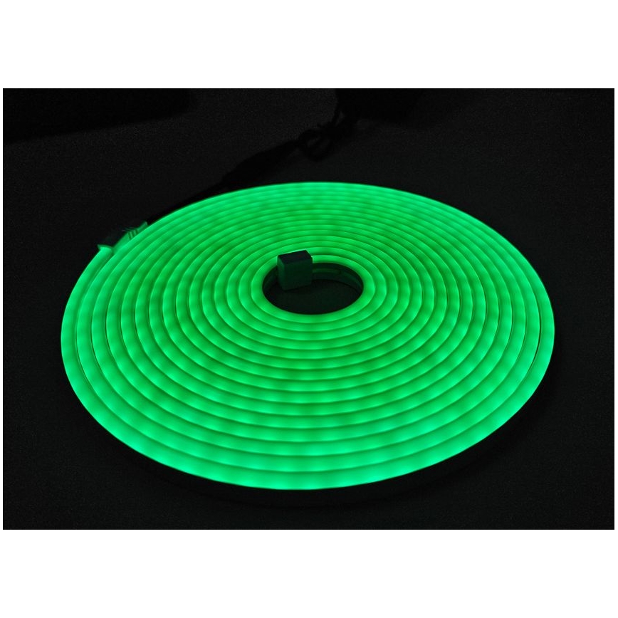 LED Joustava nauha NEON LED/10W/230V 5 m IP65 vihreä