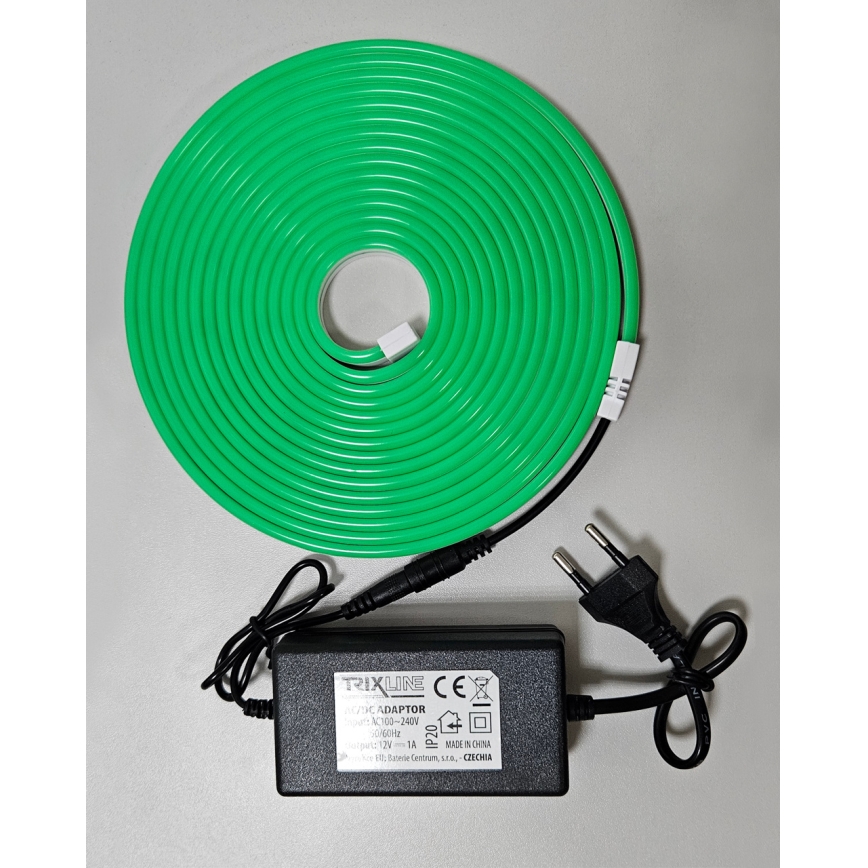 LED Joustava nauha NEON LED/10W/230V 5 m IP65 vihreä