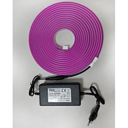 LED Joustava nauha NEON LED/10W/230V 5 m IP65 violetti