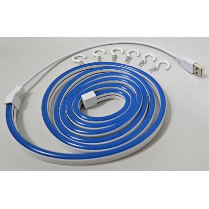 LED Joustava nauha NEON LED/5V USB 1,8 m sininen