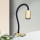 LED Joustava pöytävalaisin klipsillä KURT LED/5W/230V kulta