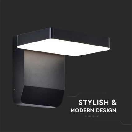 LED joustava seinävalo LED/17W/230V IP65 4000K musta