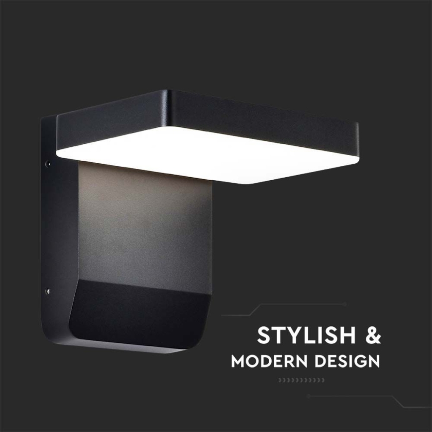 LED joustava seinävalo LED/17W/230V IP65 4000K musta