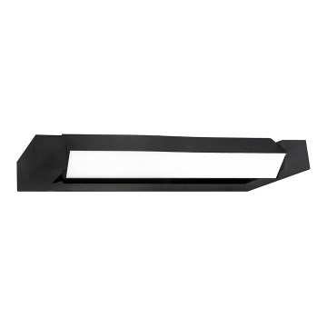 LED Joustava ulkoseinävalaisin 2xLED/4W/230V IP54 30 cm musta