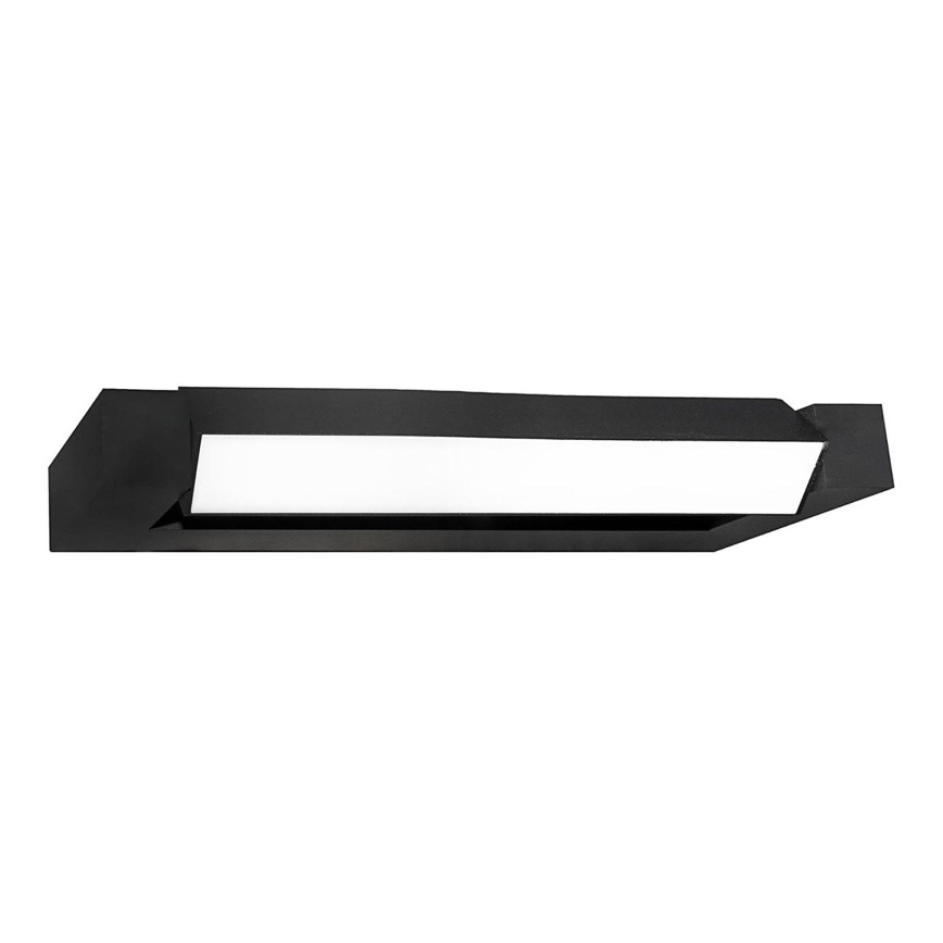 LED Joustava ulkoseinävalaisin 2xLED/4W/230V IP54 30 cm musta