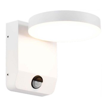 LED joustava ulkoseinävalo anturilla LED/17W/230V IP65 3000K valkoinen