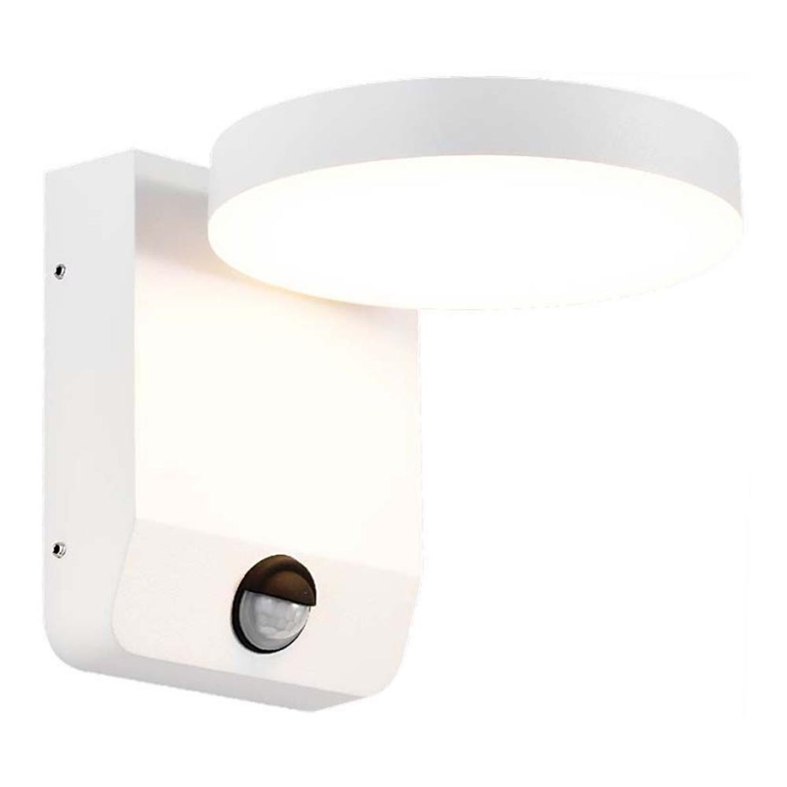 LED joustava ulkoseinävalo anturilla LED/17W/230V IP65 4000K valkoinen