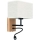 LED Joustava valo BOHO 1xE27/25W + LED/1W/230V tammi