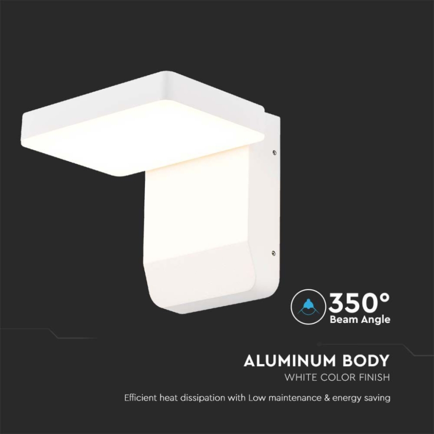 LED joustava seinävalo LED/17W/230V IP65 4000K valkoinen