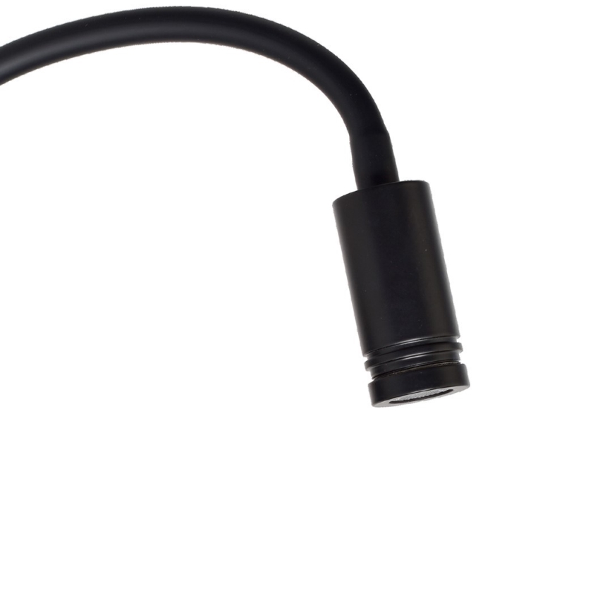LED Joustava wall pieni lamppu BASE 1xLED/8W+1xLED/2W/230V musta/hopea