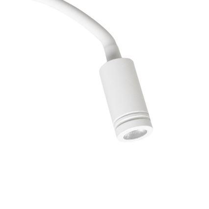 LED Joustava wall pieni lamppu kanssa USB BASE 1xLED/8W+1xLED/2W/230V valkoinen