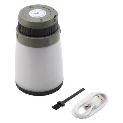 LED Kannettava ladattava lamppu hyönteisansalla LED/2W/1800mAh/3xAAA IPX4 vihreä