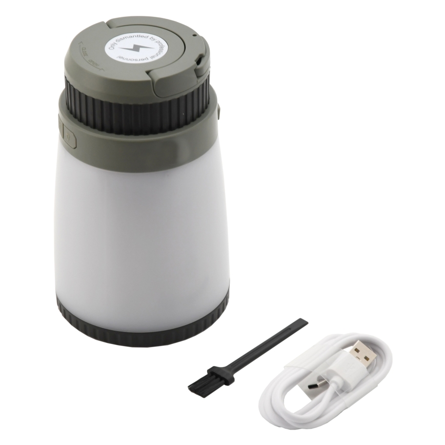 LED Kannettava ladattava lamppu hyönteisansalla LED/2W/1800mAh/3xAAA IPX4 vihreä