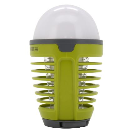LED Kannettava ladattava lamppu hyönteisansalla LED/2W/3,7V 1800 mAh IPX4 vihreä