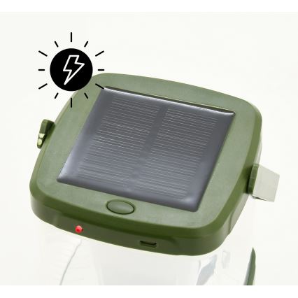 LED Kannettava ladattava lamppu hyönteisansalla LED/3W/1800mAh vihreä