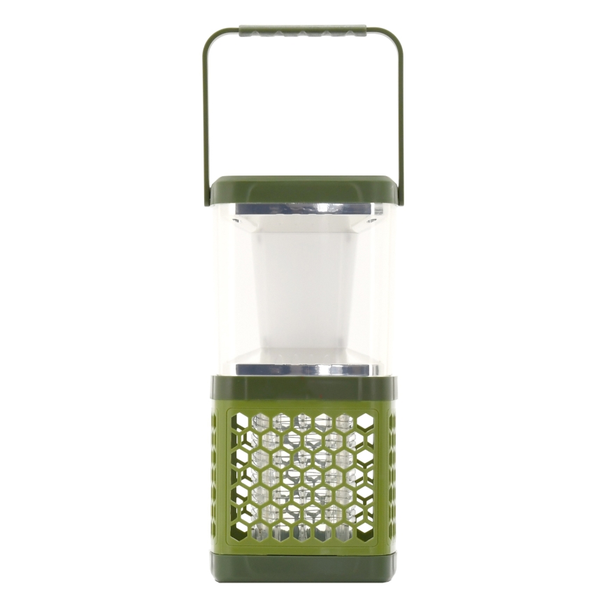 LED Kannettava ladattava lamppu hyönteisloukun kanssa LED/3W/1800 mAh vihreä