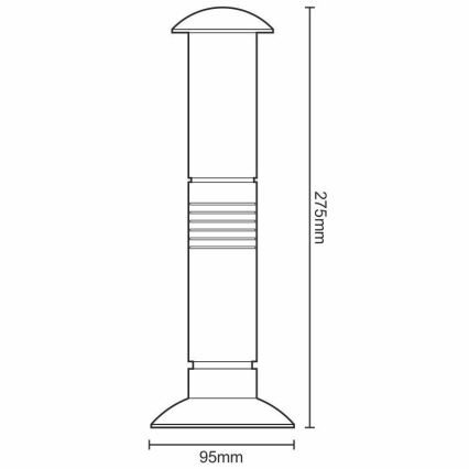 LED Kannettava lamppu 2xLED/1xD IPX4