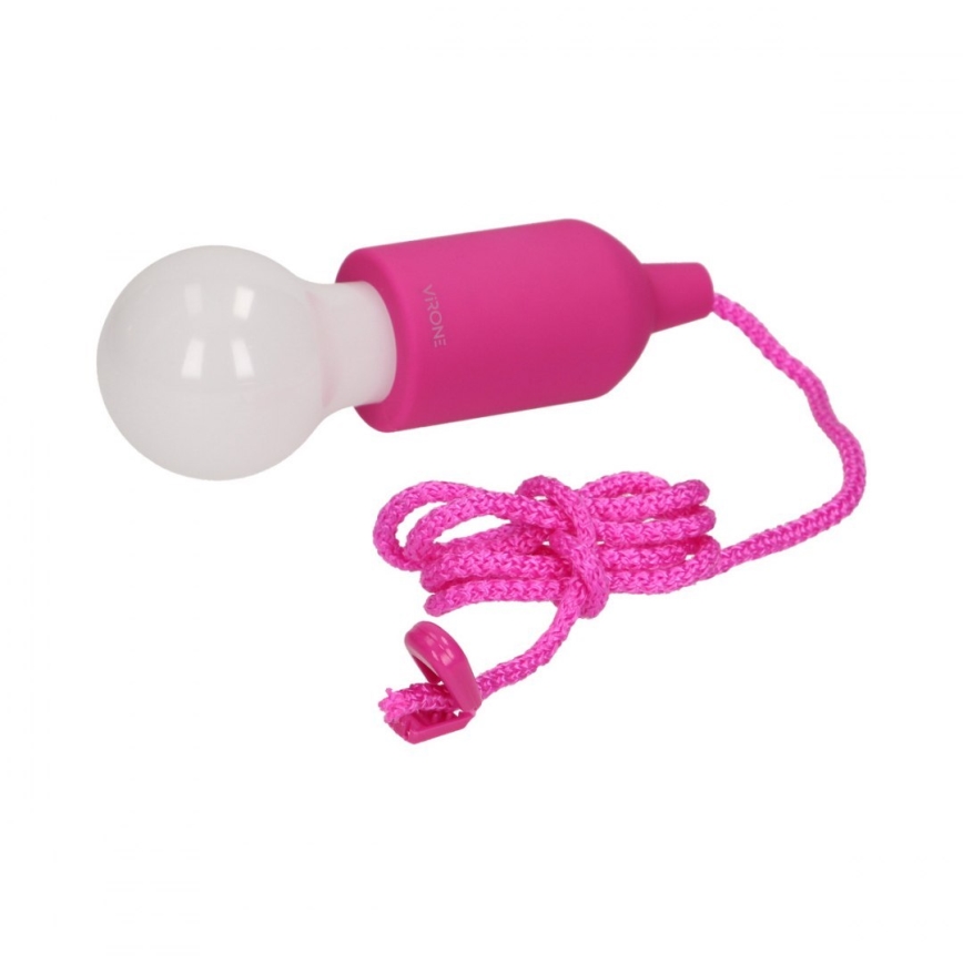 LED Kannettava lamppu LED/1W/3xAAA pinkki