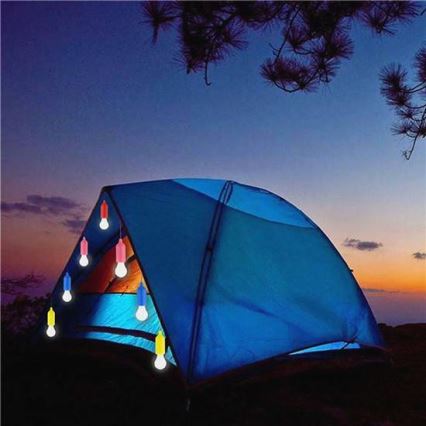 LED Kannettava lamppu LED/1W/3xAAA pinkki